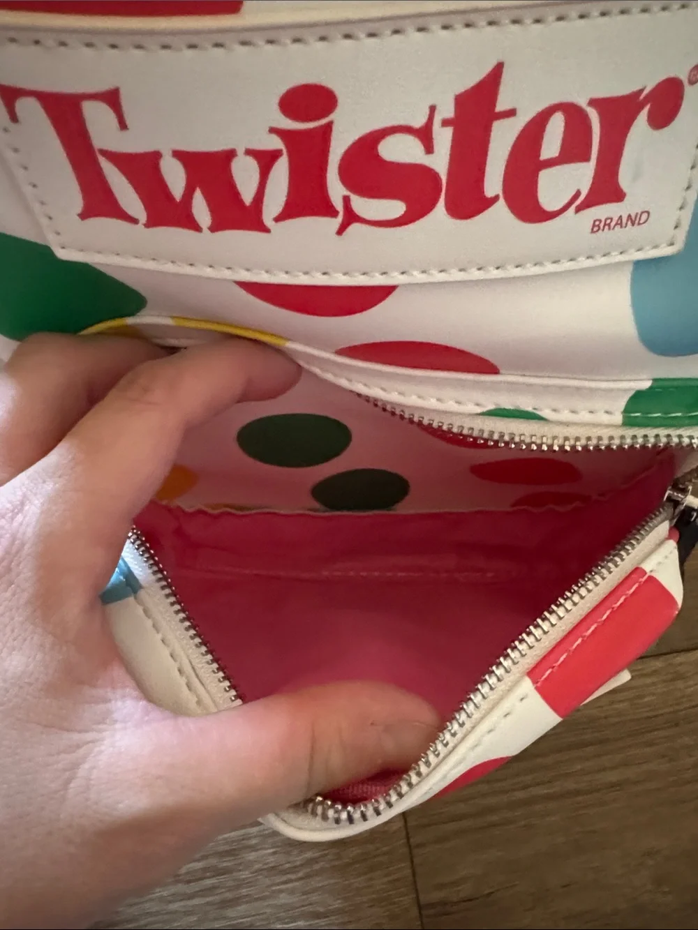 NWT Hasbro Gaming backpack Twister Kids Polka Dot Backpack